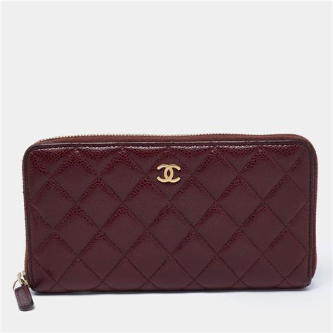 chanel red mini wallet|chanel small wallet price.